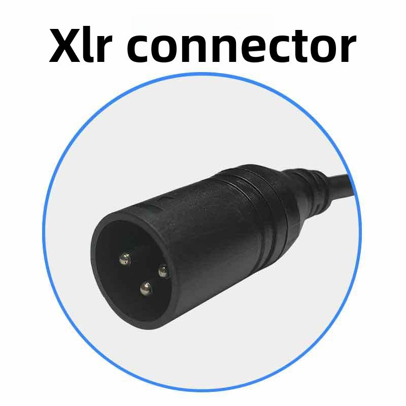 Charger output connector head detail shown for a scooter or e bike battery pack