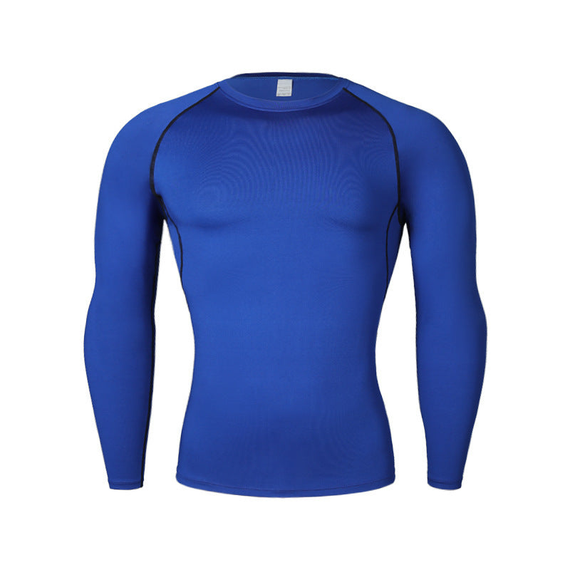 Klein blue long sleeve compression shirt, variant photo for size XL