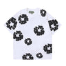 White foam short sleeves / L
