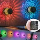 Solar Garden Projection Light | balcony hook hanging install