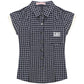 Retro Plaid Cotton Shirt | morning natural light styling