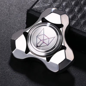 New Fox Stainless Steel Metal Fidget Spinner Adult EDC Antistress Hand Spinner Office Toy Autism Stress Relief Toys