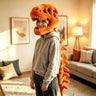 Orange Dinosaur head+skeleton / Adult 120cm Vacuum