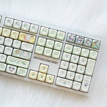 108-Key Mechanical Keyboard, Three-Mode Wired, Wireless, Bluetooth, Hot-Swappable, Suitable for Girls, Office, Gaming, Cute Rgb Lighting