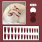 Cs01 40 Wearing Nail Art Finished Nail Pieces Long Frosted Nail Pieces