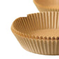 Close-up of the non-stick surface on the air fryer parchment liner