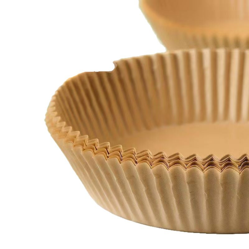 Close-up of the non-stick surface on the air fryer parchment liner