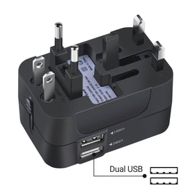 Doppel-USB-Universalsteckdose