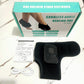 Retail box marked cordless ankle heating pad with the wrap, sheet and USB lead