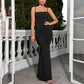 Backless Fishtail Sling Dress for Casual Day, Trip, Relaxed Outing with Easy Styling | side angle accent detail