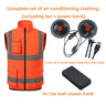 Orange AC Vest 5V Fan 5V2W PowerBank / L | US 40 / EU 50