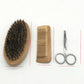 Beard brush comb scissors