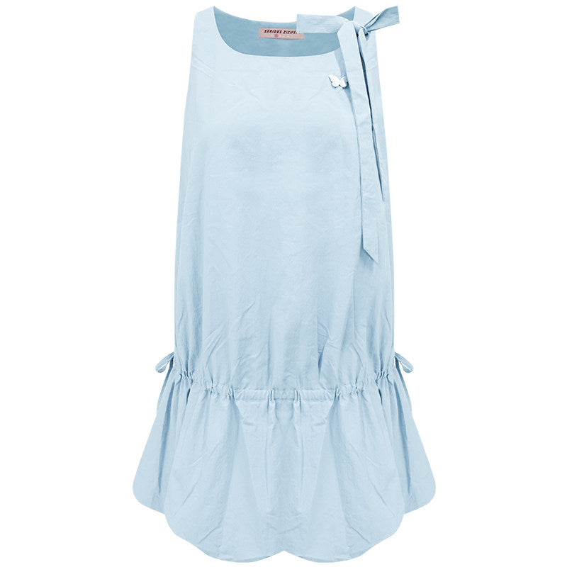 Retro Lace-Up Floral Hem Cami Dress | wardrobe pairing example