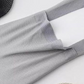 Breathable mesh no show boat sock in a neutral solid color on a plain background