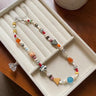 Fruit orchard box beaded necklace