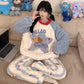 Coral Velvet Pajamas