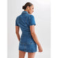 Denim Two-piece Set | back view