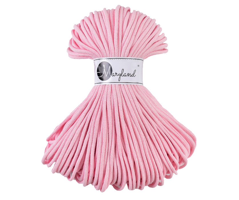 Round 5mm cotton yarn skein, 100% cotton as listed by the maker