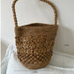 Raffia Hand-Woven Tote Bag | modern interior styled scene