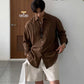 Back view of the men's casual shorts showing the elastic waistband