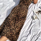 Leopard Print Slim Fit Dress