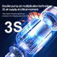 Cutaway illustration of the inflator pump motor and internal cylinder assembly