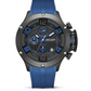 MEGIR sports quartz watch dial detail showing sub dials and date window