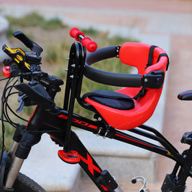 Front Mount Child Bicycle Seat with Guardrail