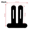 Black knee patch single piece