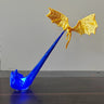 Yellow dragon blue fire