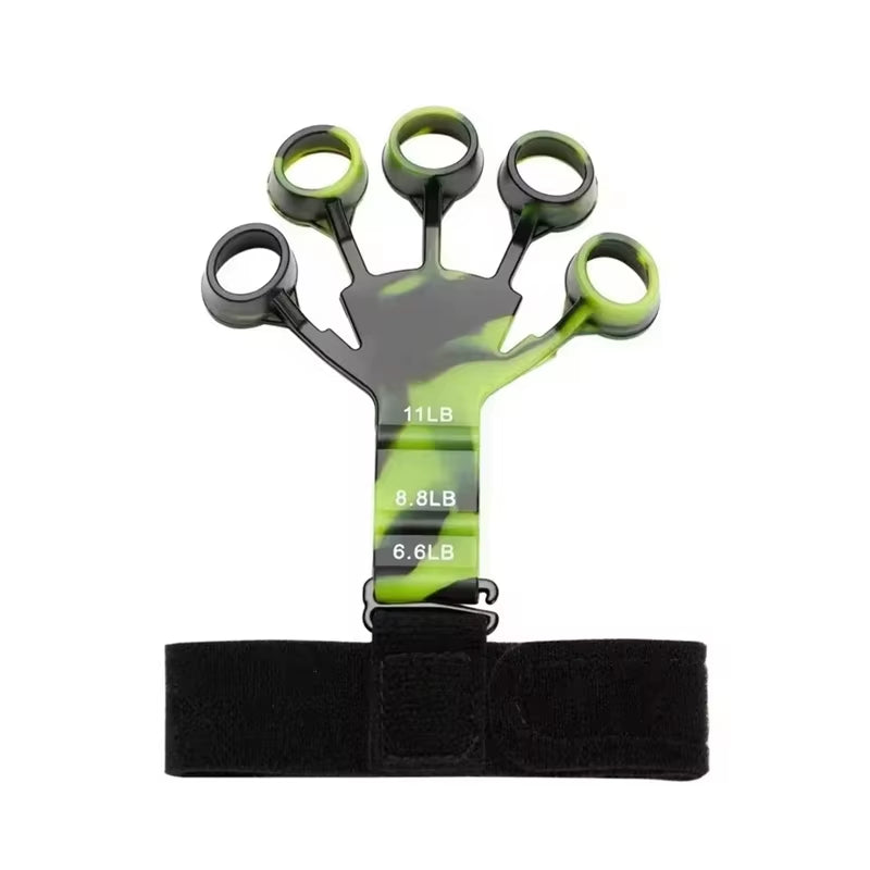Finger Trainer Five Finger Rehabilitation Device Wrist Therapy Tool Silicone Grip Strength Enhancer Hand Grip Extender
