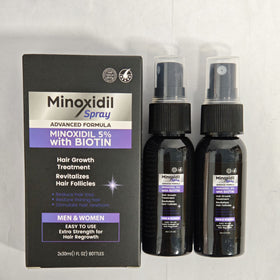 Minoxidil 5% Hair Regrowth Spray with Biotin
