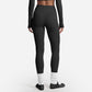 Yoga set shown in black, wrap top leggings and wrap skirt