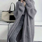 Over-the-knee sweater cardigan