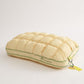 Slow rebound bed pillow with feather silk and PE tube fill