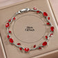 Zircon Gold Plated Leaf Design Bracelet | gift ready presentation view