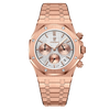 Quartz Watch - P926 Rose Gold White Dial Steel