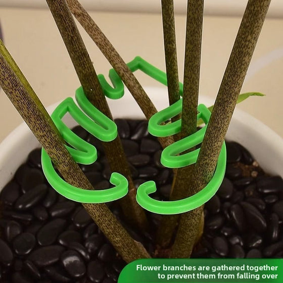 Monstera Leaf Plant Support Clips, Set of 2 in Two Sizes, Plastic