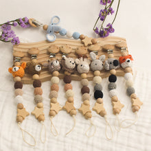 Wood Pacifier Chain Teether