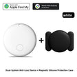 F08 White + MagSafe Silicone Case Black