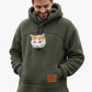 Unisex Fleece Hooded Pullover Sweatshirt