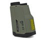 ARTBULL LS-1000 rangefinder side view with the yellow Class 1 laser product label