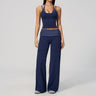 Navy White Polka Dot Tank + Pants / XL | US 14 / EU 44