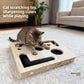 Wooden Maze Scratch Toy for Cats | detail of finish and build