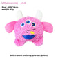 Textured plush pet toy with a built in squeaker, shown on a white studio background