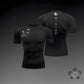 Men's breathable workout t-shirt front view, athletic cut training top