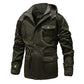 Mens Washed Cotton Velvet Coat