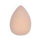 Makeup sponge set with teardrop and olive foam blenders and soft velvet powder puffs
