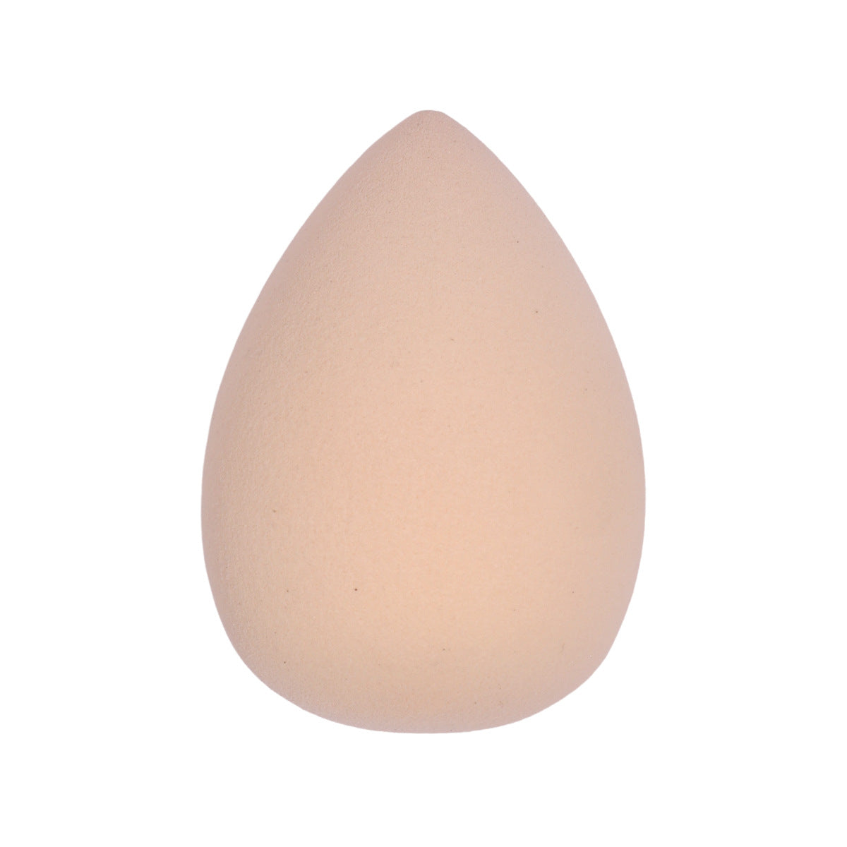 Makeup sponge set with teardrop and olive foam blenders and soft velvet powder puffs