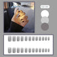 CS01-40 Wearing Nail Art Finished Nail Pieces Long Frosted Nail Pieces | packaging and presentation view